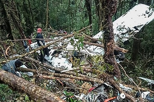 На месте крушения самолета нашли выжившего мальчика