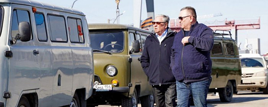 Ещё семь УАЗов отправили новосибирцы в зону спецоперации в Донбасс