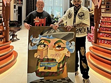 Дзержинский художник Илья Спич написал портрет для Киркорова