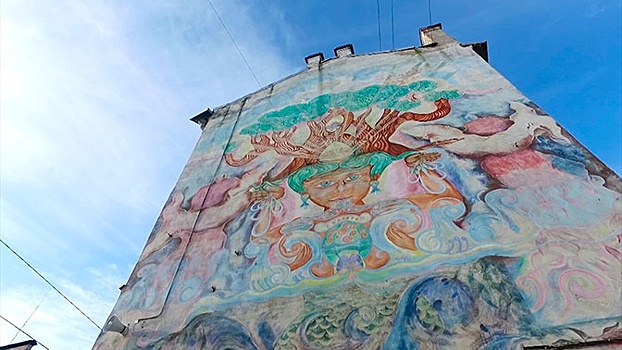 Первая совместная работа художников СССР и США: в Петербурге пытаются сохранить старейшее граффити в городе