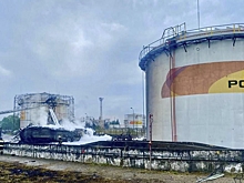 В Сочи потушили загоревшуюся после налета БПЛА нефтебазу