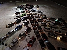 Нижегородские водители выложили машинами гигантскую елку