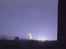 В Харькове после серии взрывов вспыхнул сильный пожар