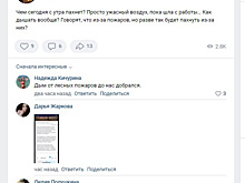 Пермяки жалуются на кашель и удушье из-за смога