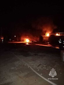 В Оренбургском районе пожарные потушили цистерны с нефтепродуктами