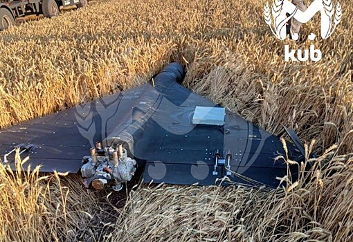 Срочную эвакуацию людей организовали после падения неразорвавшегося дрона ВСУ на Кубани