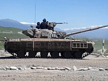 Видео: танк Т-80 стал художником