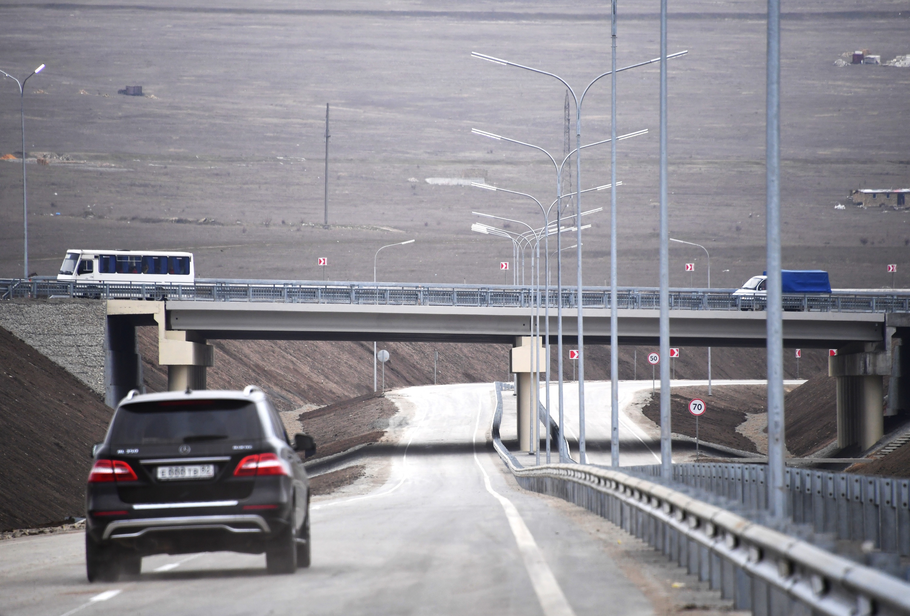 Движение на трассе Симферополь — Алушта восстановлено после перекрытия