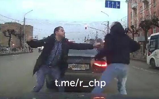 Как в «Мортал Комбате»: рязанские водители устроили драку на дороге