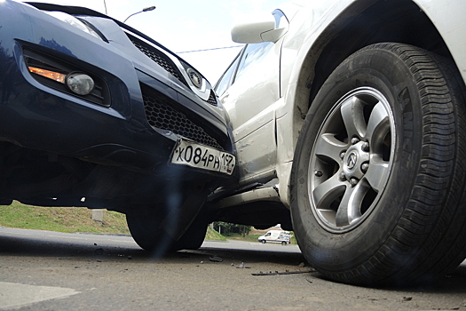 Две крупные аварии произошли на трассах в Москве