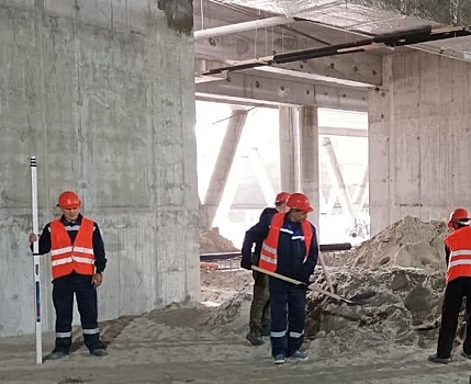 Осуждённых привлекли к работам на стройплощадке ЛДС к МЧМ-2023 в Новосибирске