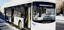 Автобус нового класса запустили на 40-м маршруте Ижевска