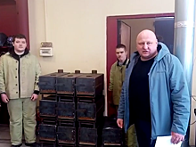 Студенты курского техникума передали бойцам «БАРС-Курск» 10 печей-буржуек
