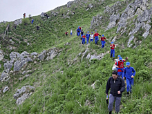 Воспитанники Северо-Кавказского СВУ совершили восхождение на горную вершину в Кобанском ущелье Северной Осетии