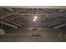 Вековые стропила типографии "Гранит" обыграют в экспозиции "Эрмитаж-Урала"