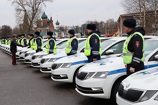 В Ярославскую область поступили новые машины ГИБДД