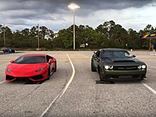 Автобаттл: Dodge Challenger SRT Demon против Lamborghini Huracan LP 610-4