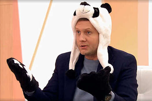 Телеведущий Корчевников нарядился в панду ради бесплатного входа в зоопарк