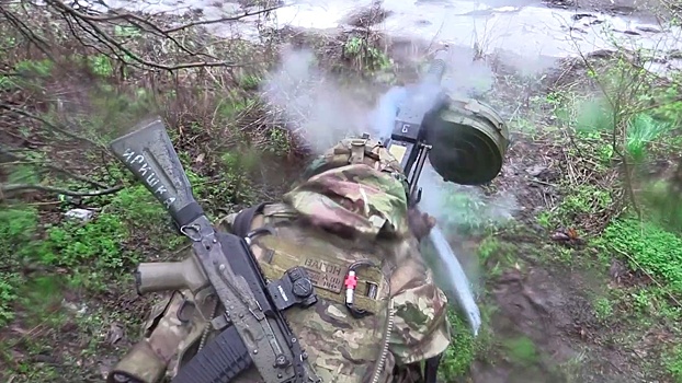 Расчеты АГС-17 и 120-мм минометов соврали ротацию ВСУ в районе Отрадного