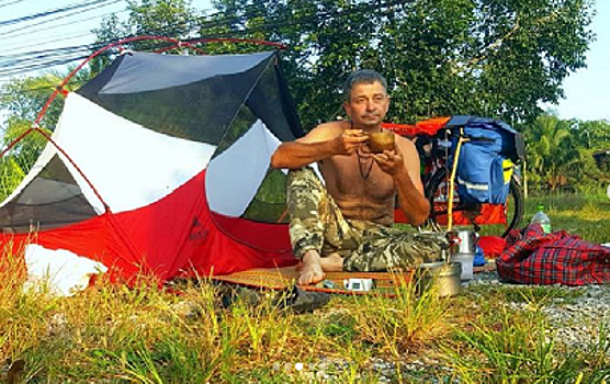 Житель Перми добрался до Таиланда на велосипеде