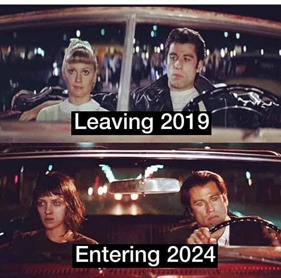 Конец 2019-го и начало 2024-го.