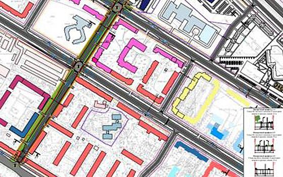 В Рязани опубликовали проект строительства новой дороги от Касимовского до Муромского шоссе