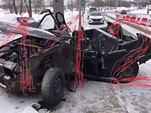 Последствия ДТП с тремя пострадавшими в Москве попали на видео