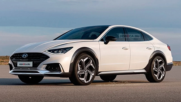 Обнародованы изображения кросс-седана Hyundai Sonata