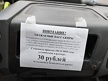 В части железногорских маршруток проезд с ноября подорожает до 30 рублей