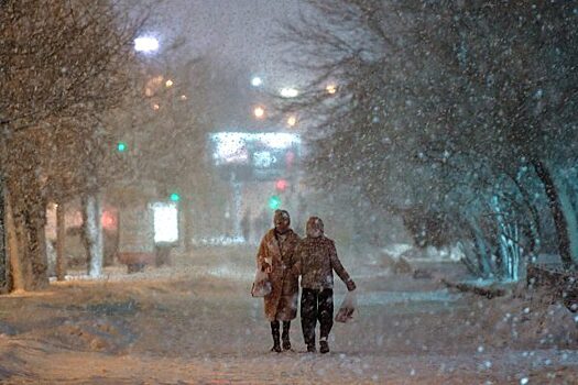 В Красноярске 24 ноября ожидается ветер до 25 м/с и метель