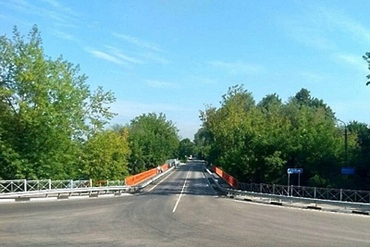 Мост через реку Клязьму в Лосино‑Петровском отремонтировали