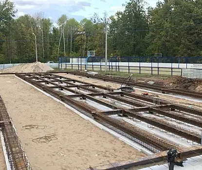 В Самарской области на строящейся лыжероллерной трассе завершено возведение подпорных стен