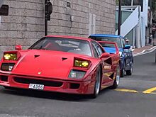 Звуки Ferrari F40 с выхлопом прямого тока появились на YouTube