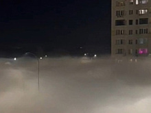 Нижегородцы наблюдали необычный туман над рекой