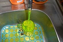 В Казани водопроводная вода окрасится в зеленый цвет