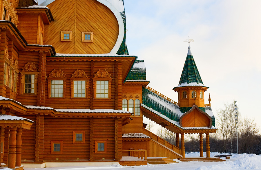 Дворец царя Алексея Михайловича в Коломенском, Москва, Россия,Европа