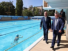 Василий Голубев посетил спортивный кластер Таганрога
