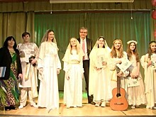 Ребята из школы № 45 приняли участие в Фестивале Рождественской песни