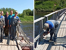 Переправу через реку Кострому встречали на ура