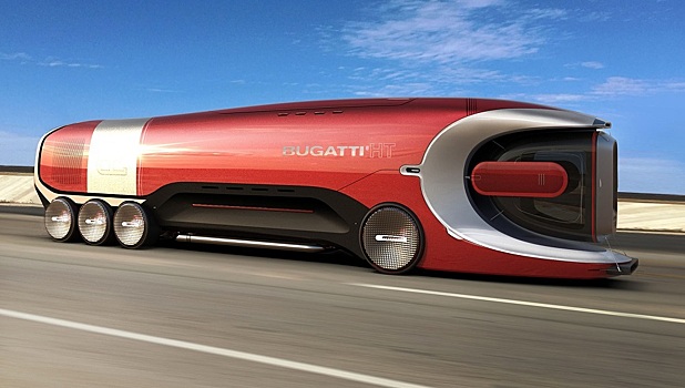 Дизайнер показал концепт гипергрузовика Bugatti