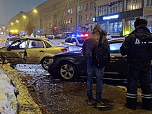 На Волгоградском проспекте в Москве столкнулись шесть автомобилей