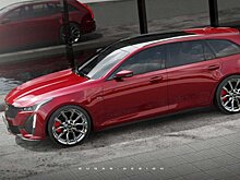 В интернете появился рендеринг «заряженного» универсала Cadillac CT5 Sport Wagon