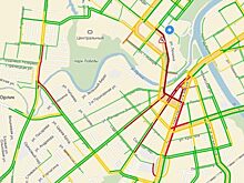 В Орле ремонтные работы спровоцировали гигантские пробки