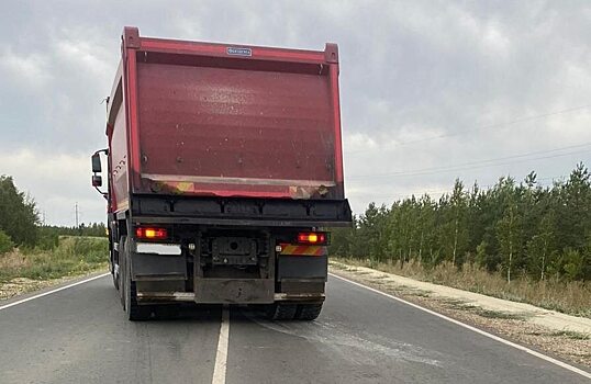 На саратовской трассе грузовик сбил пешехода-нарушителя