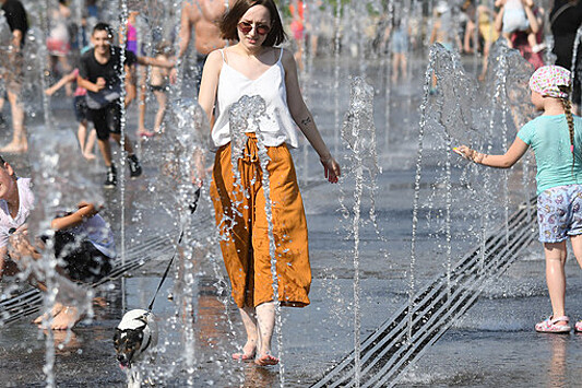 В Москве из-за жары объявлен "оранжевый" уровень погодной опасности