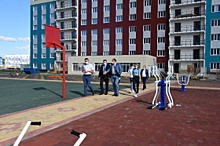 В микрорайоне Иртыш-2 завершили строительство общественно-жилого комплекса «Ладья»