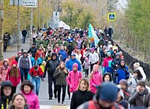 Во время празднования 80-летия Иркутской области в Ангарске был дан главный старт Всероссийского дня ходьбы