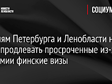Жителям Петербурга и Ленобласти не будут продлевать просроченные из-за пандемии финские визы