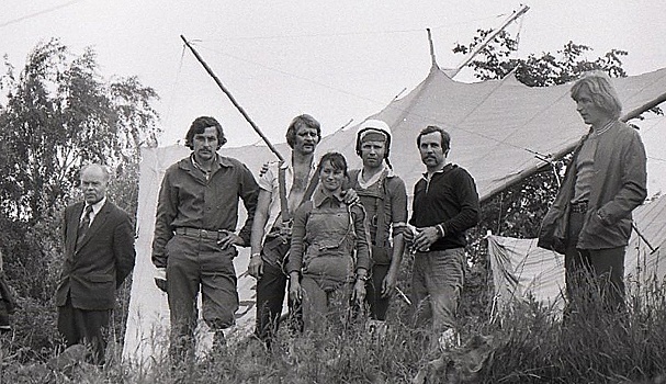 В Курске в 70-е годы летали на дельтапланах