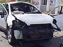 Взорванная машина сотрудника Запорожской АЭС попала на видео